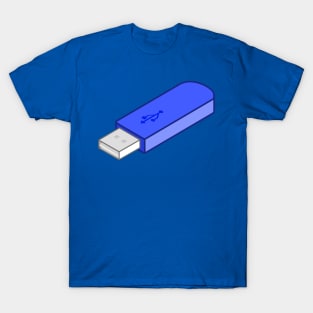 Blue Usb T-Shirt